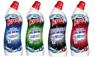 12 x Action: linia żeli WC kret 